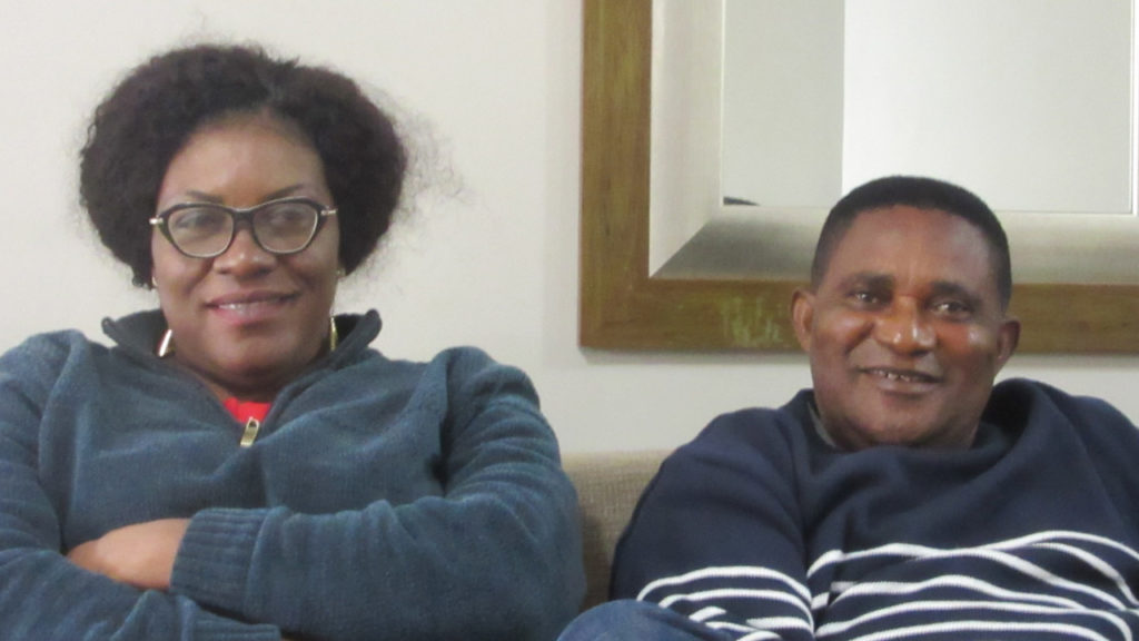 Mr & Mrs Ben Ndunaka at Lagoon Beach Apartments in Cape Town, South Africa
