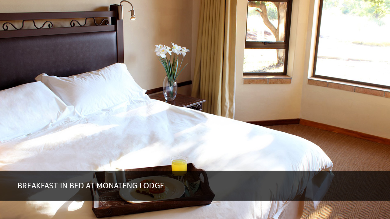 Spend some time lazing around while watching roaming game at Monateng Lodge.
